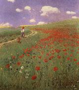 A Field of Poppies Merse, Pal Szinyei